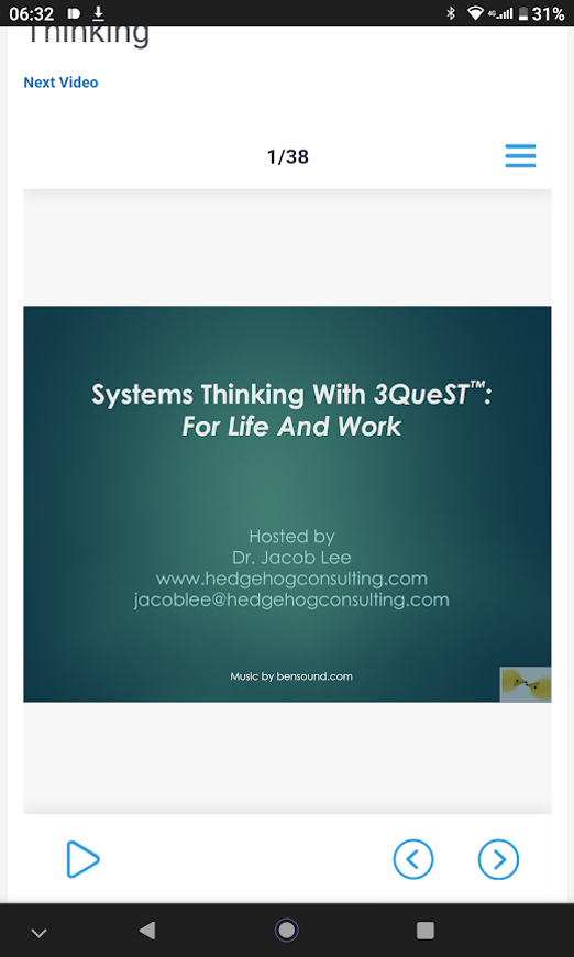 Sample Video Introduction To Systems Thinking